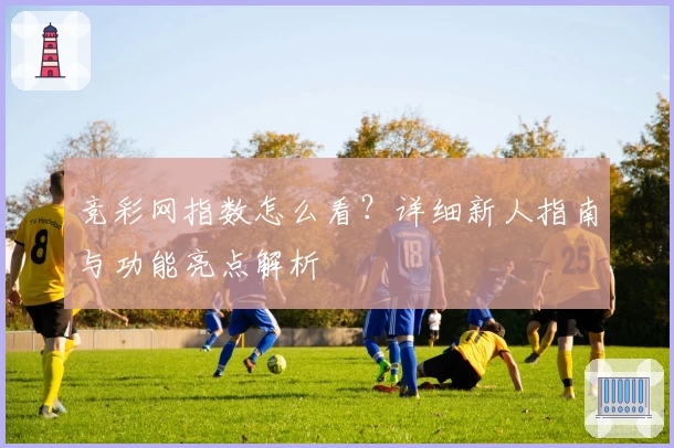 竞彩网指数怎么看？详细新人指南与功能亮点解析